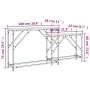 Mesas consola apilables 2 pzas madera ingeniería roble Sonoma de , Mesas auxiliares - Ref: Foro24-837803, Precio: 52,30 €, De...