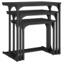 Mesas de centro apilables 3 piezas madera de ingeniería negro by , Coffee table - Ref: Foro24-837817, Price: 38,47 €, Discoun...