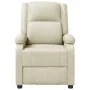 Sillón de masaje de cuero sintético crema de , Sillones de masaje eléctricos - Ref: Foro24-344182, Precio: 234,79 €, Descuent...