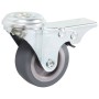 Ruedas giratorias agujero pasador y frenos dobles 4 uds 50 mm de vidaXL, Manipulación de materiales - Ref: Foro24-143423, Pre...