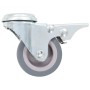 Ruedas giratorias agujero pasador y frenos dobles 4 uds 50 mm de vidaXL, Manipulación de materiales - Ref: Foro24-143423, Pre...