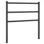 Cabecero de metal negro 90 cm de , Cabeceros y pies de cama - Ref: Foro24-355393, Precio: 21,44 €, Descuento: %