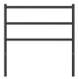 Cabecero de metal negro 90 cm de , Cabeceros y pies de cama - Ref: Foro24-355393, Precio: 21,44 €, Descuento: %