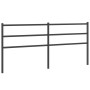 Cabecero de metal negro 180 cm de , Cabeceros y pies de cama - Ref: Foro24-355401, Precio: 29,17 €, Descuento: %