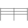 Cabecero de metal negro 180 cm de , Cabeceros y pies de cama - Ref: Foro24-355401, Precio: 29,17 €, Descuento: %