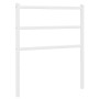 Cabecero de metal blanco 80 cm de , Cabeceros y pies de cama - Ref: Foro24-355441, Precio: 21,84 €, Descuento: %