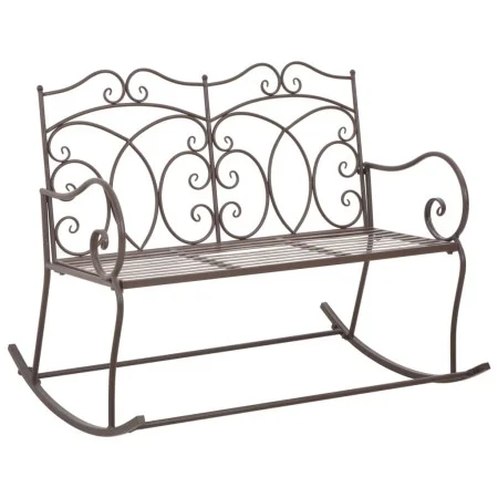 Banco de jardín metal marrón envejecido 104 cm de vidaXL, Bancos de jardín - Ref: Foro24-45437, Precio: 151,01 €, Descuento: %