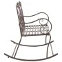 Banco de jardín metal marrón envejecido 104 cm de vidaXL, Bancos de jardín - Ref: Foro24-45437, Precio: 151,01 €, Descuento: %