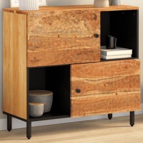 Armario auxiliar madera maciza de acacia 80x33x75 cm de , Aparadores - Ref: Foro24-356882, Precio: 165,94 €, Descuento: %