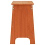Banco de recibidor madera maciza pino marrón cera 60x28x45 cm de , Bancos para recibidores y almacenamiento - Ref: Foro24-837...