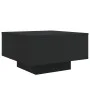 Mesa de centro con luces LED negro 55x55x31 cm de , Mesas de centro - Ref: Foro24-836575, Precio: 55,95 €, Descuento: %