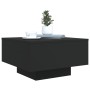 Mesa de centro con luces LED negro 55x55x31 cm de , Mesas de centro - Ref: Foro24-836575, Precio: 57,63 €, Descuento: %