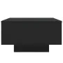 Mesa de centro con luces LED negro 55x55x31 cm de , Mesas de centro - Ref: Foro24-836575, Precio: 55,95 €, Descuento: %