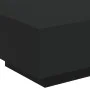 Mesa de centro con luces LED negro 55x55x31 cm de , Mesas de centro - Ref: Foro24-836575, Precio: 55,95 €, Descuento: %