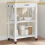 Carrito de cocina MONZA madera maciza de pino 60x40x90 cm de , Carros de cocina y comedor - Ref: Foro24-376096, Precio: 109,9...