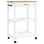 Carrito de cocina MONZA madera maciza de pino 60x40x90 cm de , Carros de cocina y comedor - Ref: Foro24-376096, Precio: 109,9...