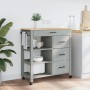 Carrito de cocina MONZA madera maciza de pino 84x40x90 cm de , Carros de cocina y comedor - Ref: Foro24-376113, Precio: 221,4...