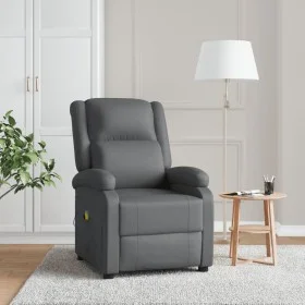 Anthrazitgraues Kunstleder-Massage-Sessel von , Elektrische Massagesessel - Ref: Foro24-348464, Preis: 232,34 €, Rabatt: %