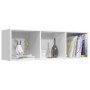 Estantería de libros/mueble TV madera contrachapada 36x30x114cm de , Librerías y estanterías - Ref: Foro24-800135, Precio: 47...