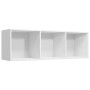 Estantería de libros/mueble TV madera contrachapada 36x30x114cm de , Librerías y estanterías - Ref: Foro24-800135, Precio: 47...