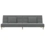 Sofá cama de 2 plazas con dos almohadas tela gris oscuro de , Sofás - Ref: Foro24-375793, Precio: 250,31 €, Descuento: %