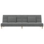 Sofá cama de 2 plazas con dos almohadas tela gris oscuro de , Sofás - Ref: Foro24-375793, Precio: 254,69 €, Descuento: %