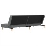 Sofá cama de 2 plazas con dos almohadas tela gris oscuro de , Sofás - Ref: Foro24-375793, Precio: 254,69 €, Descuento: %