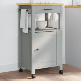 Küchenwagen MONZA aus massivem Kiefernholz 48x40x90 cm von , Küchen- und Speisewagen - Ref: Foro24-376089, Preis: 119,95 €, R...