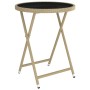 Set comedor jardín 5 pzas ratán sintético vidrio templado beige de , Conjuntos de jardín - Ref: Foro24-3058390, Precio: 257,6...
