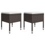 Juego de comedor de jardín de 5 piezas marrón de , Conjuntos de jardín - Ref: Foro24-3068746, Precio: 356,36 €, Descuento: %