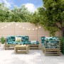 Juego de muebles de jardín 6 pzas madera de pino impregnada de , Conjuntos de jardín - Ref: Foro24-3186206, Precio: 353,26 €,...