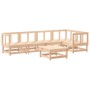 Juego de muebles de jardín 6 piezas madera maciza de pino de , Conjuntos de jardín - Ref: Foro24-3186445, Precio: 285,37 €, D...