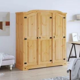 Armario madera de pino Mexicano estilo Corona 3 Puertas de , Armarios roperos - Ref: Foro24-243733, Precio: 546,53 €, Descuen...