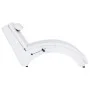 Diván de masaje con almohada de cuero sintético blanco de , Divanes - Ref: Foro24-281345, Precio: 263,74 €, Descuento: %