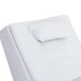 Diván de masaje con almohada de cuero sintético blanco de , Divanes - Ref: Foro24-281345, Precio: 263,74 €, Descuento: %