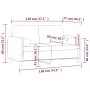 Sofá de 2 plazas con cojines terciopelo azul 120 cm de , Sofás - Ref: Foro24-3200880, Precio: 256,93 €, Descuento: %