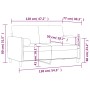 Sofá de 2 plazas con cojines terciopelo azul 120 cm de , Sofás - Ref: Foro24-3200880, Precio: 262,13 €, Descuento: %