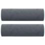 Sofá de 2 plazas con cojines terciopelo gris oscuro 140 cm de , Sofás - Ref: Foro24-3200882, Precio: 199,48 €, Descuento: %