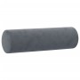 Sofá de 2 plazas con cojines terciopelo gris oscuro 140 cm de , Sofás - Ref: Foro24-3200882, Precio: 199,48 €, Descuento: %