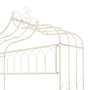 Banco de jardín metal blanco envejecido 122 cm de vidaXL, Bancos de jardín - Ref: Foro24-45434, Precio: 208,24 €, Descuento: %