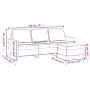 3 seater sofa with red velvet stool 180 cm by , Sofas - Ref: Foro24-3201059, Price: 275,58 €, Discount: %