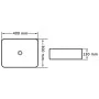 Lavabo 40x30x13 cm cerámica blanco de vidaXL, Lavabos - Ref: Foro24-143919, Precio: 73,35 €, Descuento: %