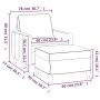 Brauner Samtsessel mit Hocker 60 cm von , Sofas - Ref: Foro24-3201052, Preis: 175,93 €, Rabatt: %