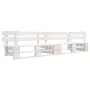 2-Sitzer-Gartensofa aus weißen Holzpaletten von , Gartenbänke - Ref: Foro24-277383, Preis: 143,14 €, Rabatt: %