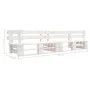 2-Sitzer-Gartensofa aus weißen Holzpaletten von , Gartenbänke - Ref: Foro24-277383, Preis: 143,14 €, Rabatt: %