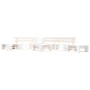 Set de muebles de jardín de palets 6 piezas madera blanco de , Conjuntos de jardín - Ref: Foro24-277395, Precio: 402,07 €, De...