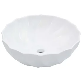 Lavabo 46x17 cm cerámica blanco de vidaXL, Lavabos - Ref: Foro24-143921, Precio: 64,88 €, Descuento: %