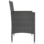 Juego de silla de jardín y taburete 4 piezas ratán PE negro de , Sillas de jardín - Ref: Foro24-310610, Precio: 196,93 €, Des...