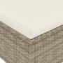 Juego de silla de jardín y taburete 4 piezas ratán PE beige de , Sillas de jardín - Ref: Foro24-310612, Precio: 202,57 €, Des...