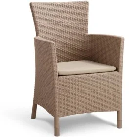 Keter Silla de comedor de jardín Iowa capuchino 215519 de , Sillas de jardín - Ref: Foro24-408945, Precio: 85,61 €, Descuento: %